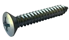Buy Online 6 X 1" Type A Self Tapping Sheet Metal Screws Oval Head Phillips Drive Steel Zinc & Bake (10000/Pkg.)