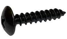 Don't Miss Out 8 X 1" Type A Self Tapping Sheet Metal Screws Truss Head Phillips Drive Steel Black Zinc & Bake (5000/Pkg.)