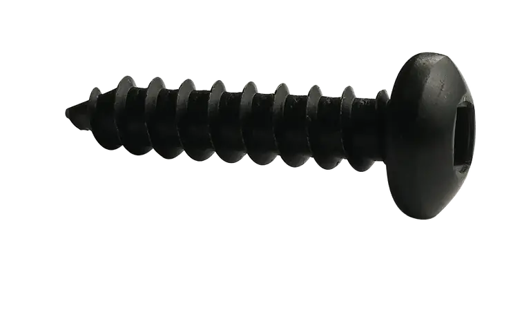 Best Choice 14 X 1" Type A Self Tapping Sheet Metal Screws Pan Head Square Drive Steel Black Oxide (3000/Pkg.)