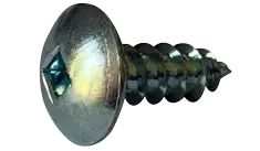14 X 2-1/2" Type A Self Tapping Sheet Metal Screws Pan Head Square Drive Steel Zinc & Bake (800/Pkg.) Mega Sale