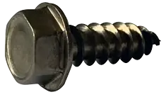 Bargain 8 X 3/4" Type A Self Tapping Sheet Metal Screws Hex Washer Head Unslotted Drive 18/8 Stainless Steel (4000/Pkg.)