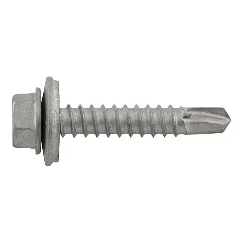 10-16 X 2" DeWalt Self-Drilling Screws Hex Washer Head Carbon Steel DFSEHH250 (1500/Pkg.) Top Pick