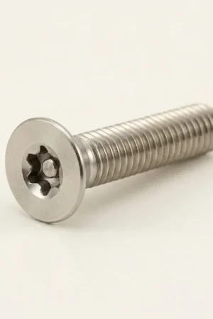 10-24 X 1/2" Tamper Resistant Machine Screws Flat Undercut Head Pin-In Six Lobe Drive Alloy Steel Zinc Plated (100 / Pkg.) Must Have