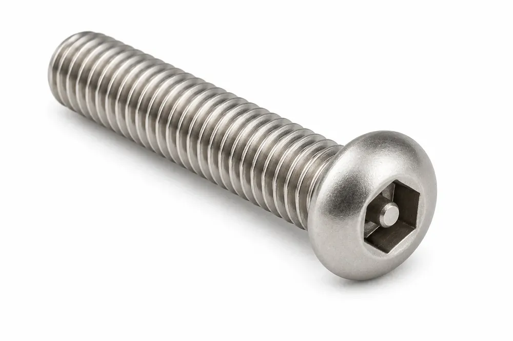 8-32 X 1" Tamper Resistant Machine Screws Button Head Pin-In Hex Socket Drive 18/8 Stainless Steel (100 / Pkg.) Buy Today