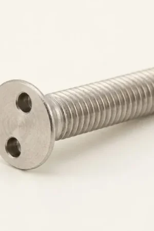 8-32 X 5/8" Tamper Resistant Machine Screws Flat Head Spanner Drive 18/8 Stainless Steel (100 / Pkg.) Seasonal Sale