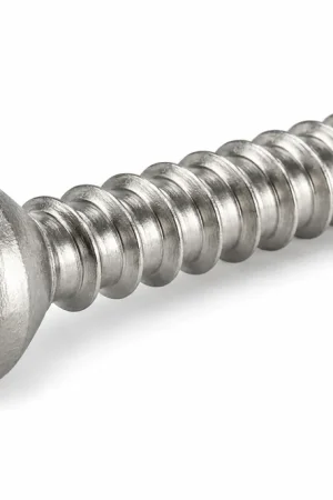 10 X 3/4" Tamper Resistant Sheet Metal Screws Round Head One Way Drive Steel Trivalent Zinc Plated (100 / Pkg.) Instant Buy