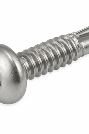 8 X 3/4" Tamper Resistant Self-Drilling Screws Button Head Pin-In Six Lobe Drive (T15) Steel Zinc Plated (100 / Pkg.) Exclusive Offer
