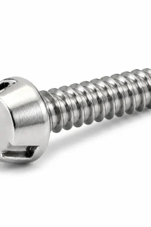 14 X 1" Tamper Resistant Sheet Metal Screws Tri-Groove Drive Steel Zinc Plated (100 / Pkg.) Save Now