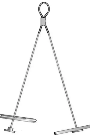 Genuine Gripple Standard Hanger Y-Fit No. 1 18 Ft Length Y-Fit Toggle Accessory 460mm Arm 25 lb SWL AY1-TQG-460MM (10/Pkg.)