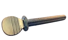 Certified 5/16-18 X 2" Thumb Screws Shoulder Head Knurled Drive Full Thread Steel Zinc Plated (300 / Pkg.)