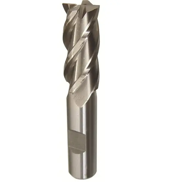 7/16" X 1-3/4" 4 Flute Single End Long End Mill HSS 1/2" Shank DWCF714 Direct From Factory
