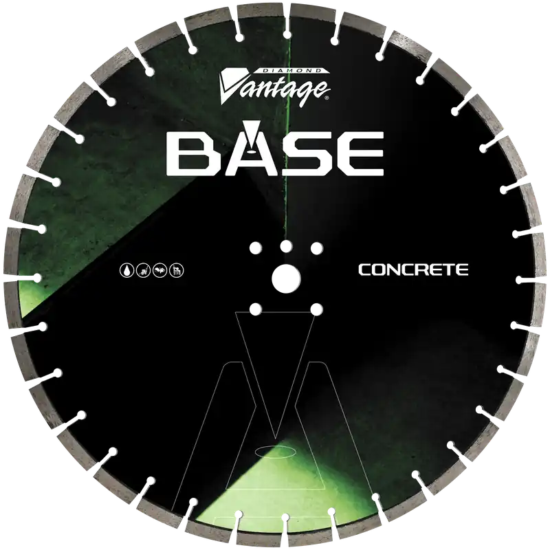 Diamond Vantage 3615BASE 36" x 0.155" Walk Behind Saw Diamond Blade for Concrete Base 12mm Segments Special Discount