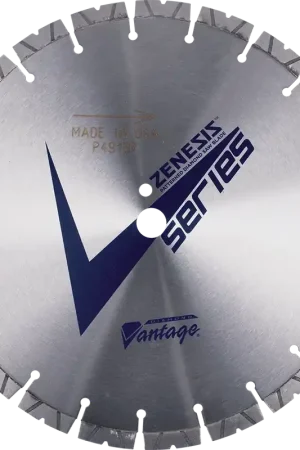 Budget Diamond Vantage 1425EVSWZX4 14" x 0.250" x 1" Walk Behind Saw Diamond Blade for Concrete ZENESIS VS SERIES PRO 12mm Segments