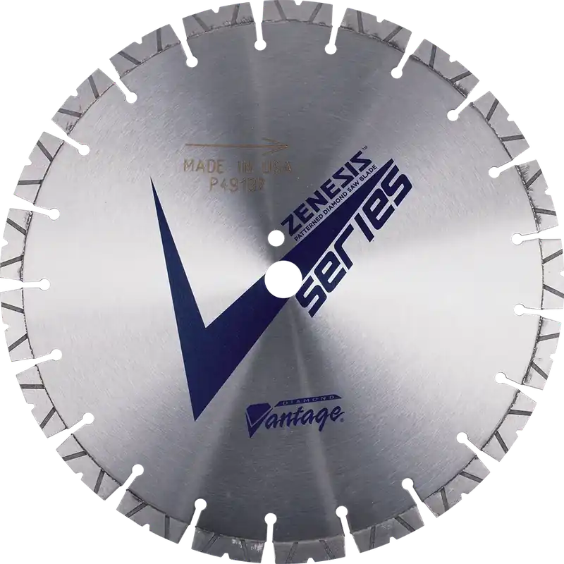 Time-Limited Diamond Vantage 1614EVSWZX4 16" x 0.140" x 1" Walk Behind Saw Diamond Blade for Concrete ZENESIS VS SERIES PRO 12mm Segments
