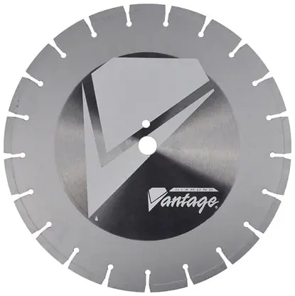 Fast Shipping Diamond Vantage 2025EWCX4 20" x 0.250" x 1" Walk Behind Saw Diamond Blade for Concrete X4000 PRO - CONCRETE