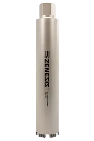 Diamond Vantage 06513JXDHZX4-2 6.5" x .134 1 1/4-7 Core Bit for Masonry/Brick/Concrete/Concrete Block Zensis X-Wing Certified