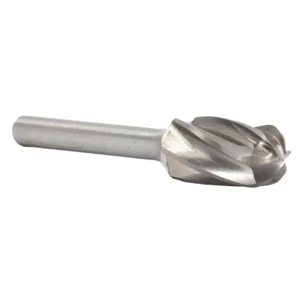 Best Price 1/2" X 1" Cylindrical Radius End Carbide Bur for Aluminum Solid Carbide 1/4" Round Shank DULSC5NF