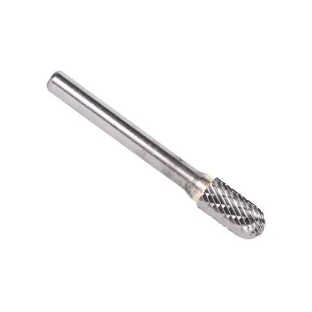 Limited Offer 1/2" X 1" Cylindrical Radius-End Double Cut Carbide Bur Solid Carbide 1/4" Round Shank DULSC5