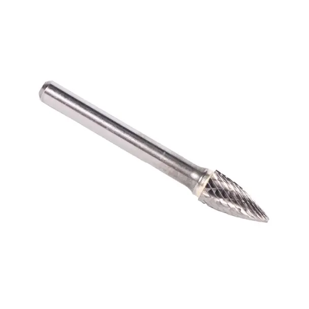 1/2" X 1" Tree Pointed-End Double Cut Carbide Bur Solid Carbide 1/4" Round Shank DULSG5 Buy Today