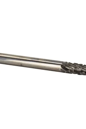 1/4" X 1/2" Tree Pointed End Miniature Carbide Bur Solid Carbide 1/8" Round Shank DULSG51 Top Rated