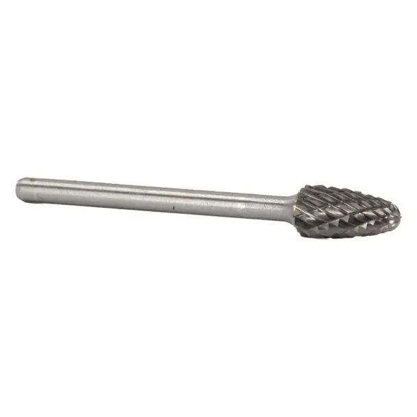 Crafted 3/32" X 1/4" Tree Radius End Miniature Carbide Bur Solid Carbide 3/32" Round Shank DULSF61