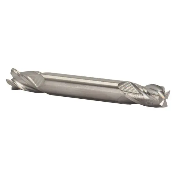 Fast Shipping 1/4" X 1/2" 4 Flute Double End Stub End Mill Solid Carbide 1/4" Shank MMO1/4-4FDE-ST