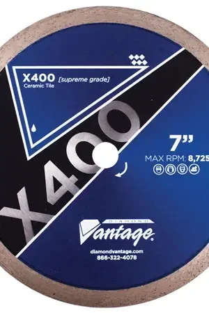 Special Offer Diamond Vantage 0506CTWX4 5" x 0.060" Diamond Blade for Tile/Ceramic X400 Ceramic