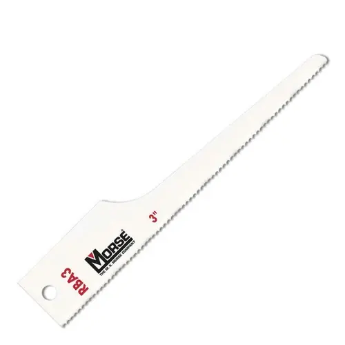 Genuine 4" 1/2" 24 TPI Air Saw Blade Bi-Metal .035" Thick (5 / Pkg.) MK Morse RBA43524T05