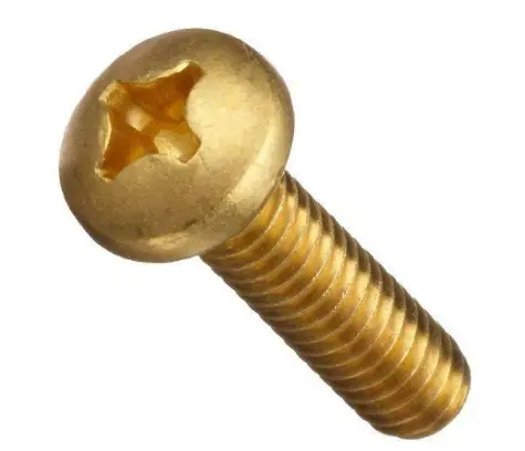 Buy Online 1/4-20 X 5/8" Pan Head Machine Screws Phillips Drive Brass (100 / Pkg.)