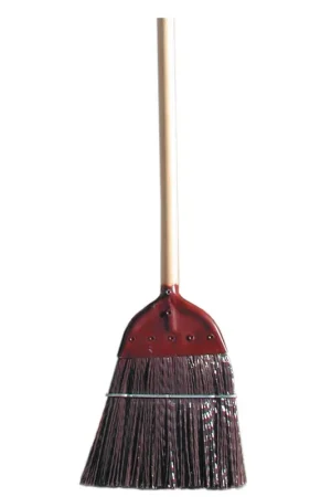 Magnolia Brush 6011 Brown Polypropylene Metal-Cap Upright Broom Must Have