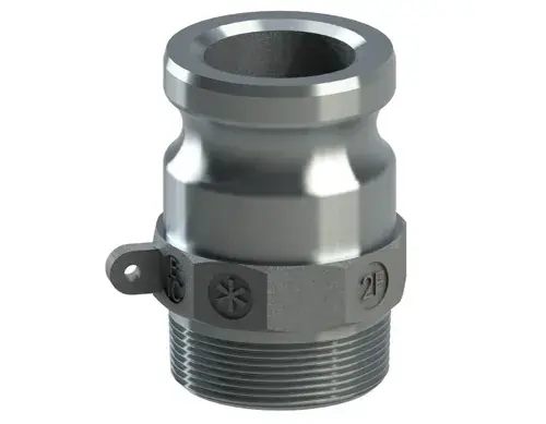 One Day Deal 3" Type F Cam & Groove Adapter x Male NPT Ever-Tite Aluminum