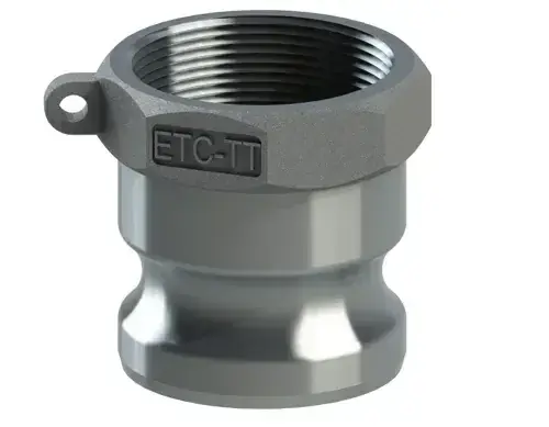 Mega Sale 2" Type A Cam & Groove Adapter x Female NPT Tough-Tite Aluminum (2 / Pkg.)