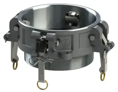 Express Delivery 4" Type B Cam & Groove Coupler x Male NPT U-Tite Aluminum