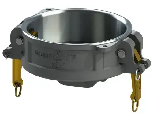 Hot Deal 6" Cam & Groove Dust Cap U-Tite Aluminum