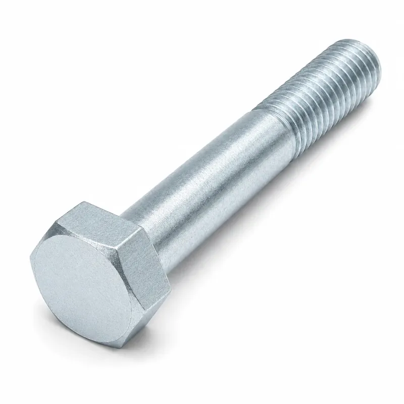 1-1/4-7 X 6" Heavy Hex Cap Screws USA Made A307 Grade B Steel Zinc Plated Partially Threaded (15 / Pkg.) Professional Grade