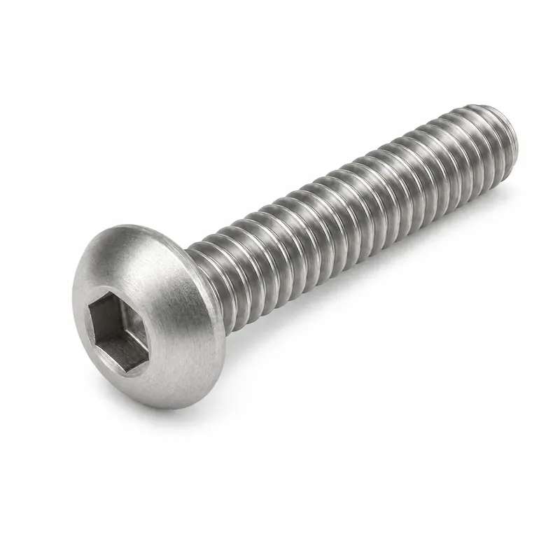 Final Sale 5/8-11 X 1-1/2" Socket Cap Screws Button Head Hex Socket Drive Fully Threaded Alloy Steel Zinc Plated (50 / Pkg.)
