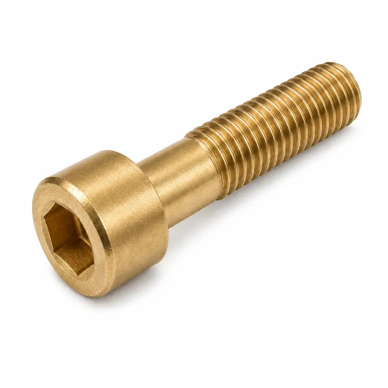 Buy Today 8-32 X 1" Socket Cap Screws Hex Socket Drive USA Made Fully Threaded Brass (100 / Pkg.)