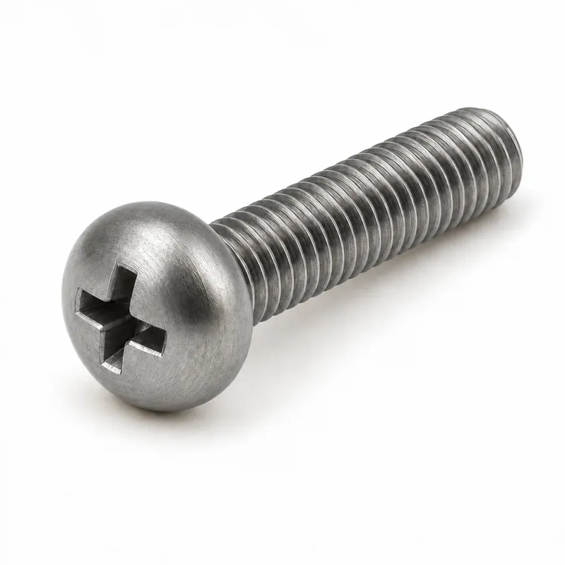 New Release 1/4-20 X 2-1/2" Round Head Machine Screws Phillips Drive Plain Steel (100 / Pkg.)