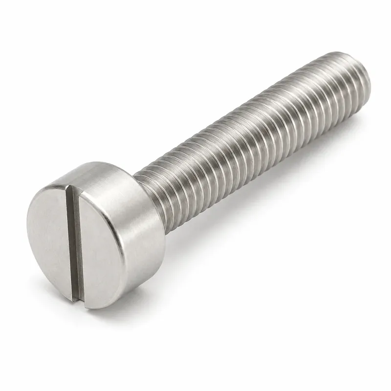 M6-1 X 60mm Cheese Head Machine Screws Slotted Drive 18/8 Stainless Steel (100 / Pkg.) Best Choice