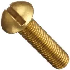 Flash Sale 8-32 X 1/4" Round Head Machine Screws Slotted Drive Brass (200 / Pkg.)