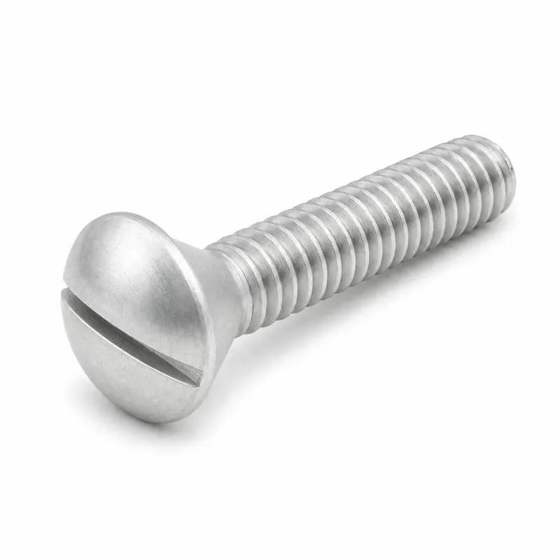 Certified 8-32 X 3/4" Oval Head Machine Screws Slotted Drive Aluminum (100 / Pkg.)
