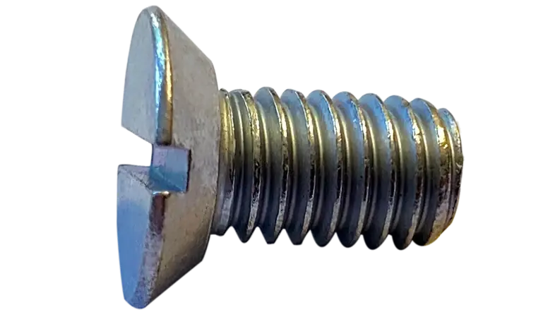 Express Delivery M6-1 X 16mm Flat Head Machine Screws Slotted Drive Steel Zinc Plated (500 / Pkg.)