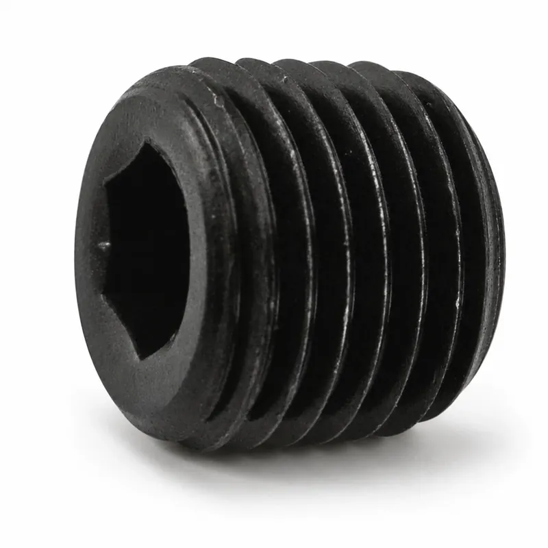 Buy Direct HOLO-KROME 10014 1"-11-1/2 NPTF Socket Pressure Plugs Dryseal 3/4" Taper Alloy Steel Thermal Black Oxide (25 / Pkg.)