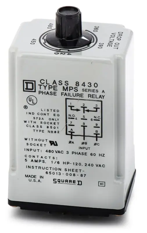 Secure Checkout Square D 8430MPSV29 Failure Relay