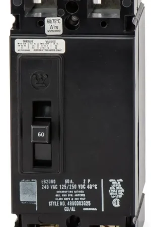 Mega Sale Eaton / Cutler-Hammer EB2060 - 60A 2 Pole Molded Case Circuit Breaker