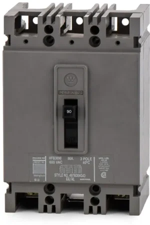 One Day Deal Eaton / Cutler-Hammer HFB3090 - 90A 3 Pole Molded Case Circuit Breaker