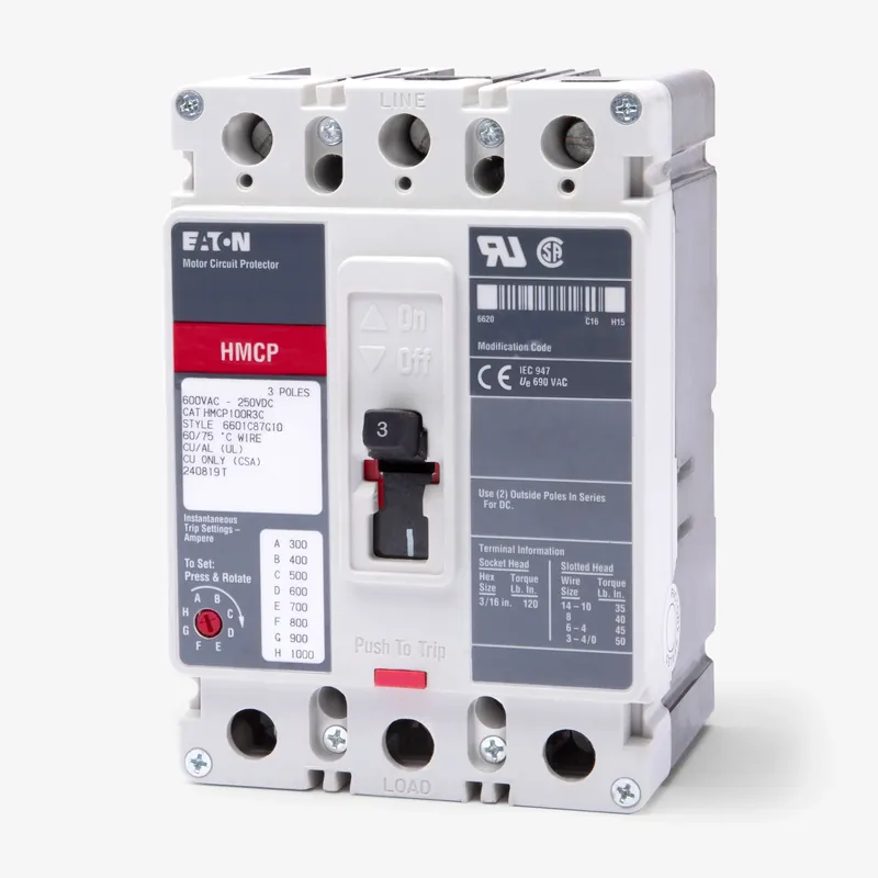 New Arrival Eaton / Cutler-Hammer HMCP003A0 - 3A 3 Pole Motor Circuit Protector