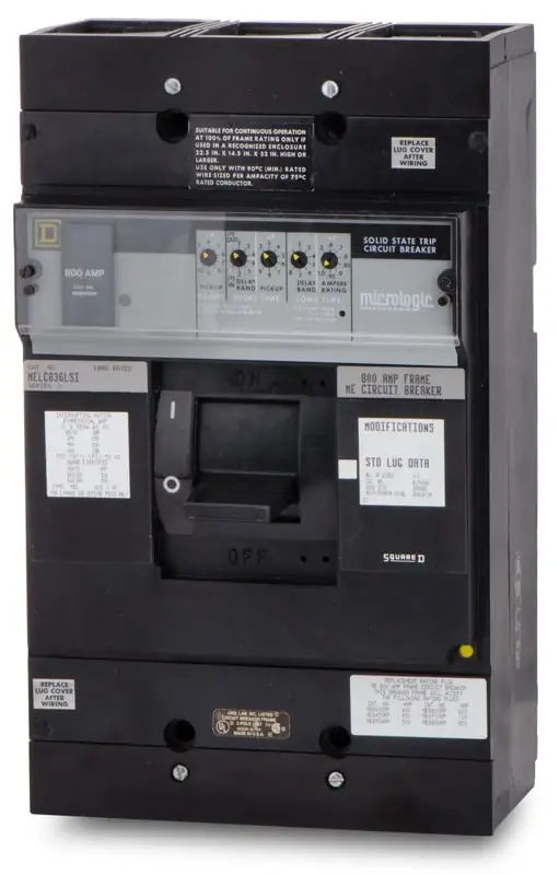 Square D MELC836LSI - 800A 3 Pole Molded Case Circuit Breaker Special Discount