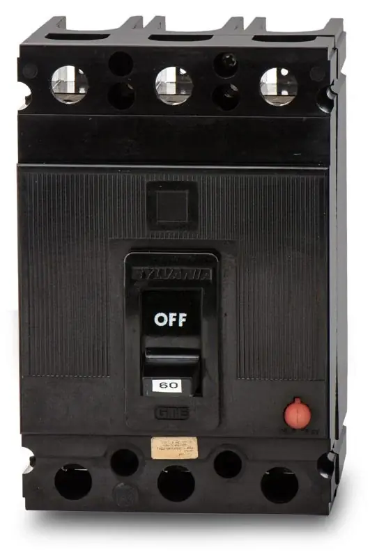 Zinsco / Sylvania SEH3C060 - 60A 3 Pole Molded Case Circuit Breaker Cheap