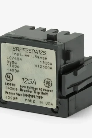 Time-Limited General Electric SRPF250A125 Rating Plug